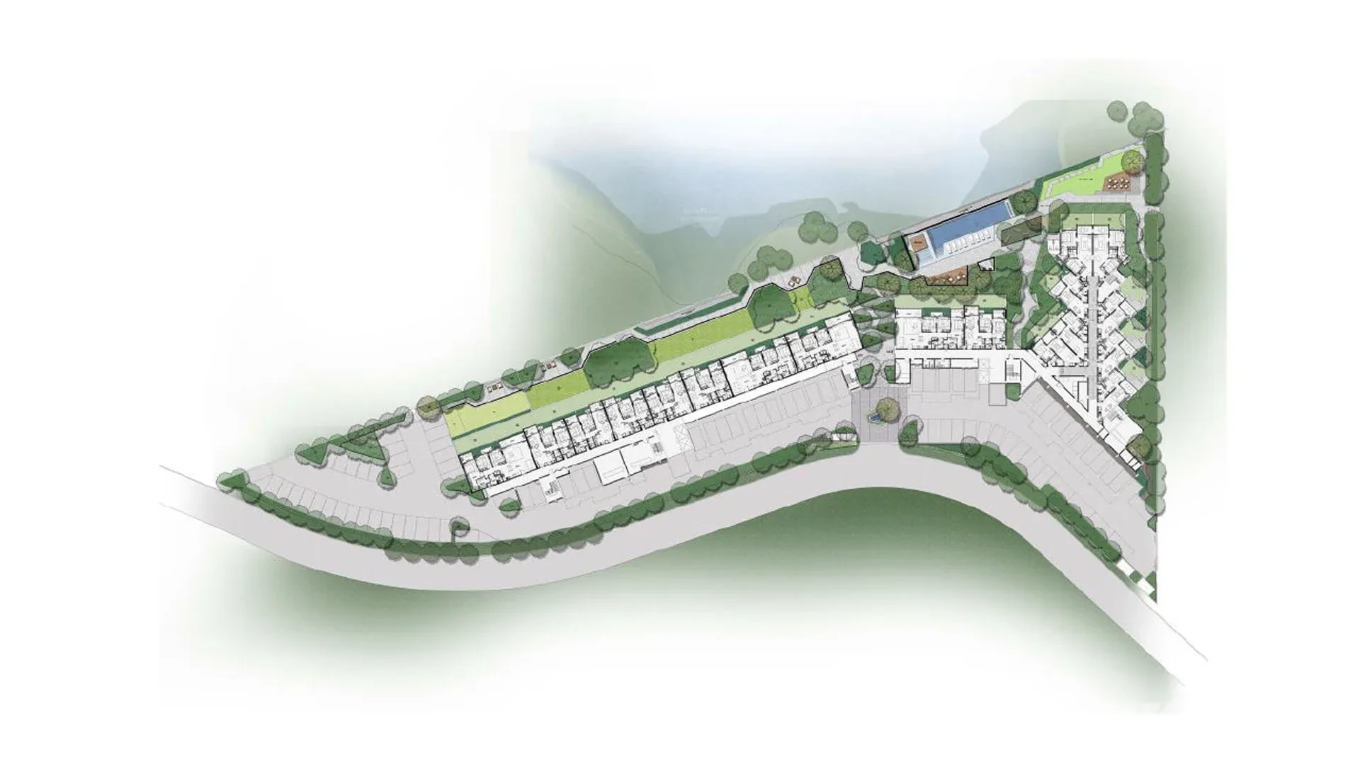 Опубликованный генеральный план / план этажа Cassia Residence Phuket