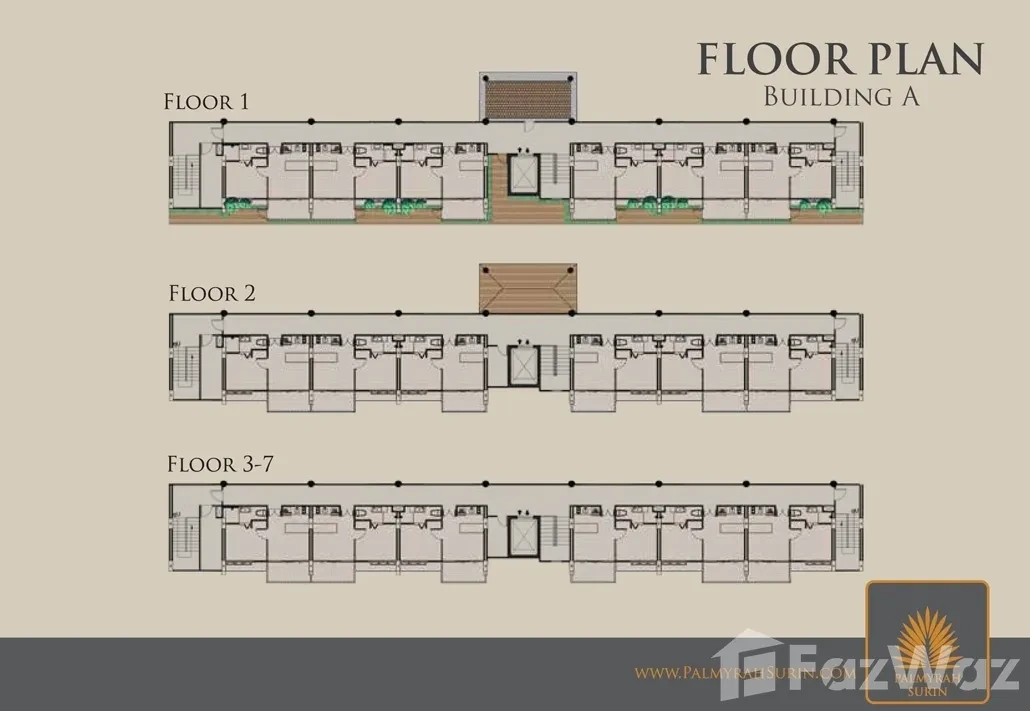 План квартиры 1 Palmyrah Surin Beach Residence